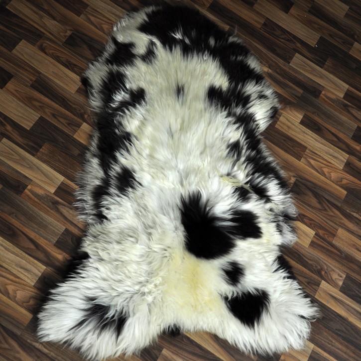 XXXL ÖKO Schaffell Lammfell beige braun 130x80 groß Kamin #9533