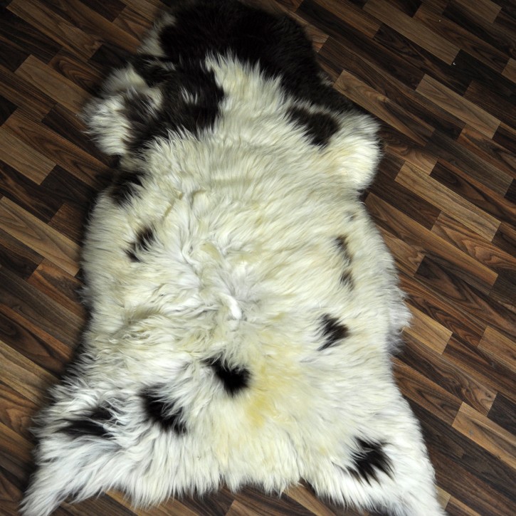 XXXL ÖKO Schaffell Lammfell beige braun 135x80 groß Kamin #9537