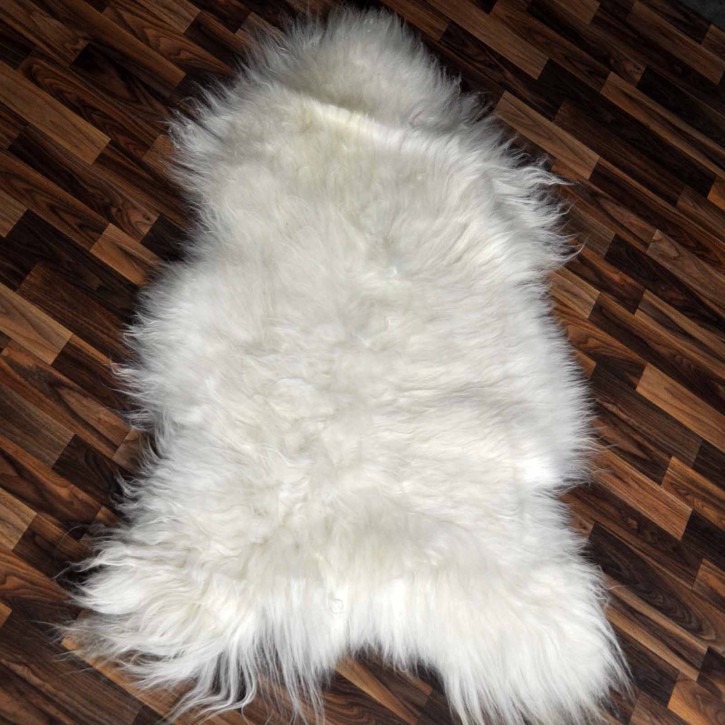 XXXL ÖKO Island Schaffell creme weiss 130x85 Rugs #9738