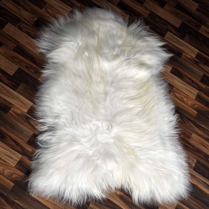 XXL ÖKO Island Schaffell creme weiss 120x90 Rugs #9739