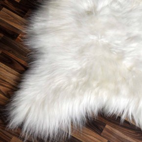 XL ÖKO Island Schaffell Lammfell naturweiss 110-120cm x 65-75cm