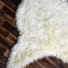 Echtes Schaffell Lammfell creme weiss 120x85 Tierbett #2045
