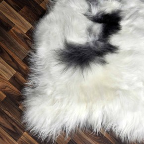 XXXL Island Schaffell beige schwarzbraun 130x90 günstig #2074