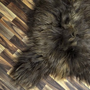 XXXL Island Schaffell braun 130x80 Teppich Krampus #2090