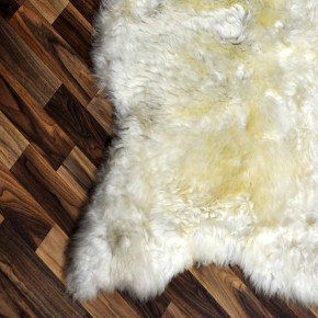 Echtes Schaffell Lammfell braun beige 115x70 Auflage #2267