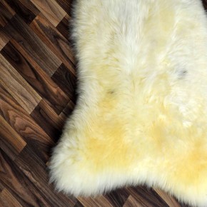 Echtes Schaffell Lammfell beige braun 125x75 Tierbett #2301