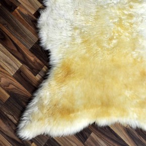 Echtes Schaffell Lammfell beige braun 120x75 Sale Aktion #2331