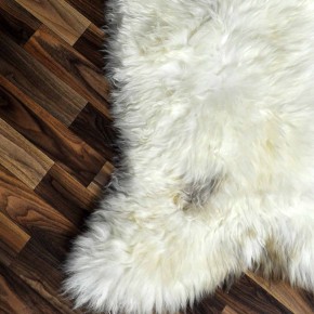 Echtes Schaffell Lammfell beige braun 125x75 Sale Aktion #2340