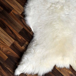 Echtes Schaffell Lammfell creme weiss 120x75 Sale Aktion #2344