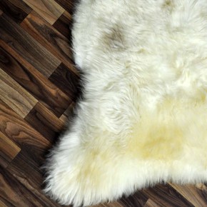 Echtes Schaffell Lammfell beige braun 120x70 Sale Aktion #2356