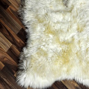 Echtes Schaffell Lammfell beige braun 120x70 Sale Aktion #2357