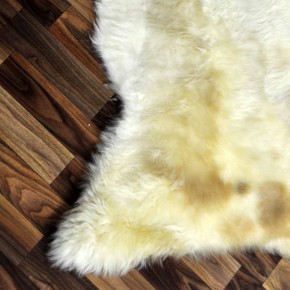 Echtes Schaffell Lammfell beige braun 100x70 Sale #2396