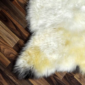 Echtes Schaffell Lammfell beige braun 100x70 Sale #2399
