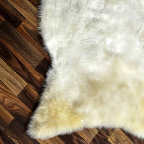 Echtes Schaffell Lammfell beige braun 115x70 Sale #2409
