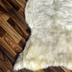 Echtes Schaffell Lammfell beige braun 125x80 Sale #2413