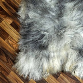 XXXL Island Schaffell grau braun 130x90 Krampus #2434