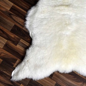 Echtes Schaffell Lammfell weiss 115x70 Stuhl Auflage #2458