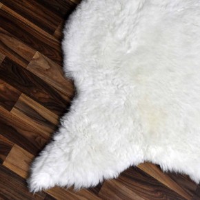 Echtes Schaffell Lammfell weiss 110x70 Stuhl Auflage #2473