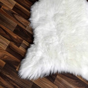 Echtes Schaffell Lammfell weiss 110x70 Stuhl Auflage #2489