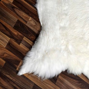 Echtes Schaffell Lammfell weiss 110x70 Stuhl Auflage #2491