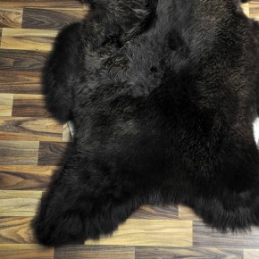 XL ÖKO Schaffell Lammfell braun 115x80 Geschenk #5737