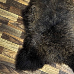 XXL ÖKO großes Schaffell Lammfell braun 120x80 Grizzlybär #7053