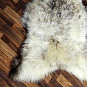 XXL ÖKO Schaffell Lammfell beige braun 120x80 echtes Fell #7259