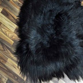 XXXL ÖKO Island Schaffell schwarzbraun grau 130x80 Geschenk #7306