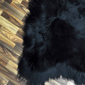 XXXL ÖKO Island Schaffell schwarzbraun weiß 130x80 Geschenk #7314