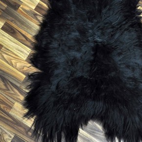 XXXL ÖKO Island Schaffell schwarzbraun 130x70 Geschenk #7315