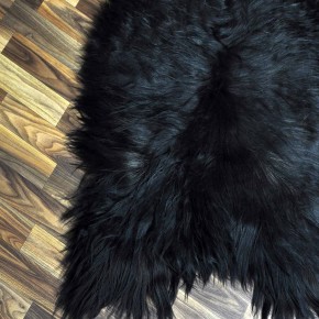 XXXL ÖKO Island Schaffell schwarzbraun grau 130x70 Geschenk #7316