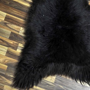 XXL ÖKO Schaffell Lammfell braun 125x70 Teppich Auflage #7429
