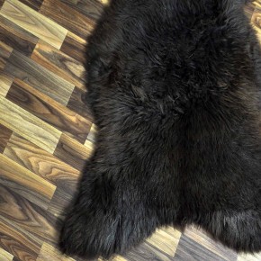 XXL ÖKO Schaffell Lammfell braun grau 120x75 Geschenk #7450