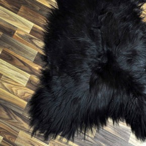 XXL ÖKO Island Schaffell schwarzbraun 125x80 Geschenk #7456