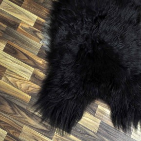 XXL ÖKO Island Schaffell braun weiß 120x70 #7461