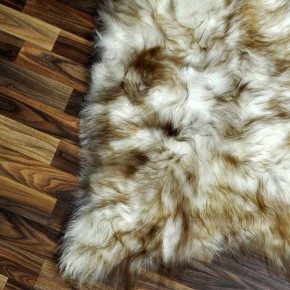 XXL ÖKO Island Schaffell weiß braun geflammt 120x80 #7697 XXL ÖKO Island Schaffell weiß braun geflammt 120x80 #7697