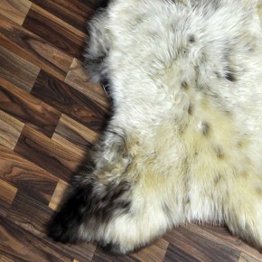 XXL ÖKO Schaffell Lammfell beige braun 120x75 Teppich Geschenk #7700
