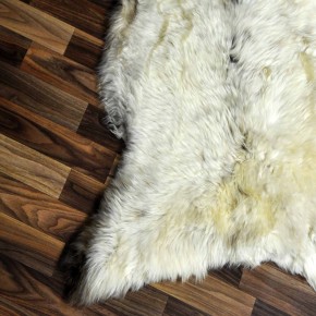 XL ÖKO Schaffell Lammfell beige braun 115x75 Teppich Geschenk #7717