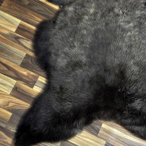 XL ÖKO Schaffell Lammfell braun 110x75 Teppich Hundebett #7747