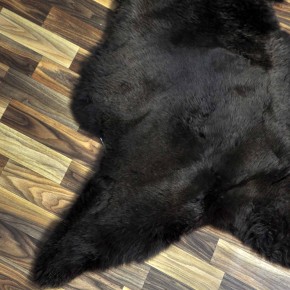 XL ÖKO Schaffell Lammfell braun 115x80 Teppich Hundebett #7749