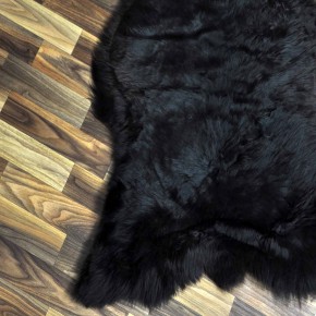 XL ÖKO Schaffell Lammfell braun 115x75 Teppich Hundebett #7755