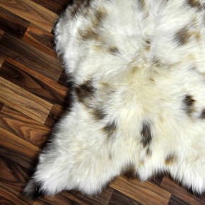 XXL ÖKO Schaffell Lammfell beige braun 120x70 Teppich Geschenk #7767