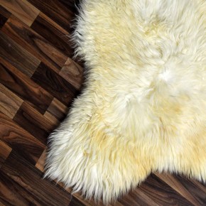 XL ÖKO Schaffell Lammfell weiß 115x80 Hundebett Tierbett #7883