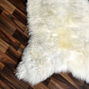 XXL ÖKO echtes Schaffell Lammfell weiß 120x80 Kamin Fell #7890