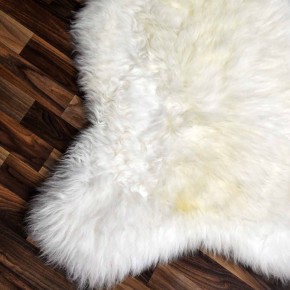 XXL ÖKO Schaffell Lammfell weiß 125x80 Hundebett Tierbett #7902