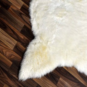 XXL ÖKO echtes Schaffell Lammfell weiß 120x75 Geschenk #7911