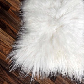 XXL ÖKO Schaffell Lammfell weiß 120x70 Hundebett Tierbett #7913