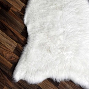 XXL ÖKO Schaffell Lammfell weiß 120x75 Hundebett Tierbett #7919