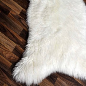 XXL ÖKO echtes Schaffell Lammfell weiß 125x75 Geschenk #7922