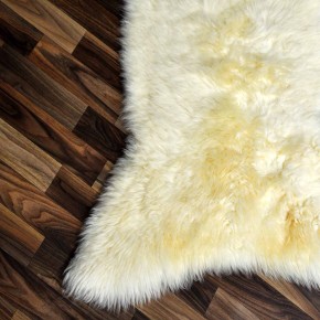 XXL ÖKO Schaffell Lammfell weiß 120x75 Hundebett Tierbett #7923